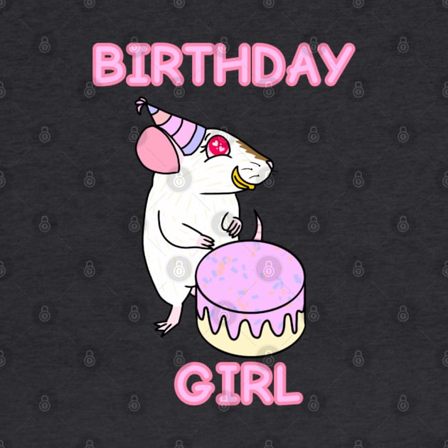 Birthday Rat (Version 2) by Rad Rat Studios